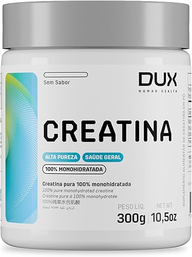 Creatina Monohidratada Sem Sabor - Pote 300g - Suplementação Treino Academia, Ganho Muscular Hipe...