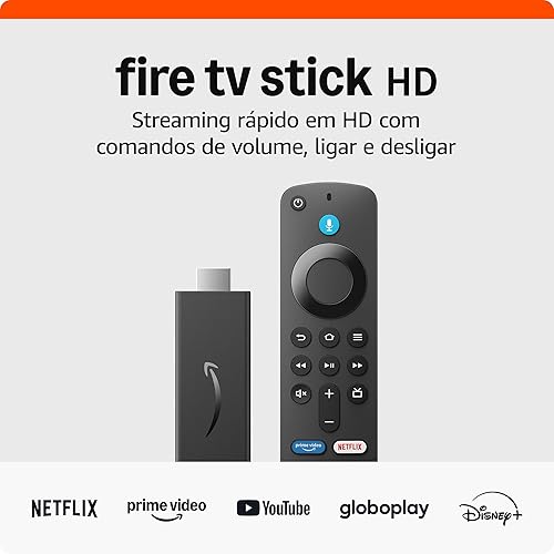 Fire TV Stick HD | Com controle remoto por voz com Alexa (inclui comandos de TV), controles de ca...